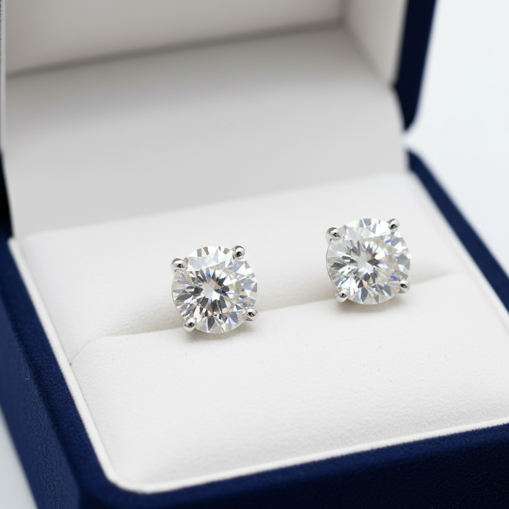 1.5 Carat Lab-Grown Diamond Stud Earrings